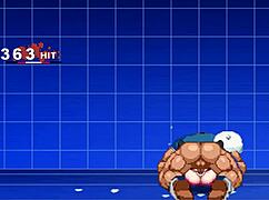 Brian Vs Yoriko In Cartoon Anime Battle Scene