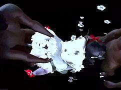 Two Big Black Cocks Fuck Big Boobs Chick Hard In 3D Animation 244