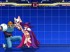 Brian Vs Yoriko In Cartoon Anime Battle Scene