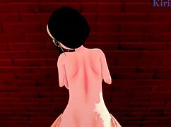 Yor Forger and the old man having intense sex in Spy Family hentai