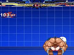 Brian Vs Yoriko In Cartoon Anime Battle Scene