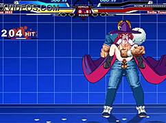 Brian Vs Yoriko In Cartoon Anime Battle Scene