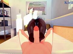 Hana and Tsuki Uzaki in Intense POV Fuck!