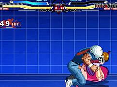 Brian Vs Yoriko In Cartoon Anime Battle Scene