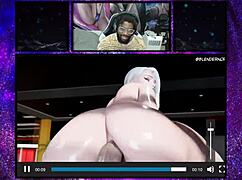 Thicc ashe rides cock from behind while marika delivers backshots and cammy's tight pussy grips intensely.