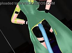 sinon from sword art online mmd