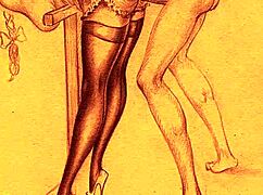 my secret life unfolds in retro comic style