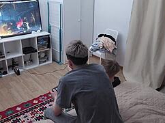 I lost my ass in the game to that sexy twink.