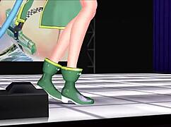 sinon from sword art online mmd