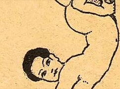 vintage erotic drawings showcase the sensual alphabet art