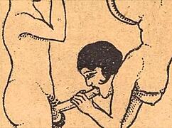 vintage erotic drawings showcase the sensual alphabet art