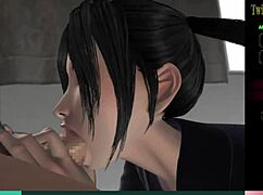 Twin Succubus Show Off Insane Dick Sucking Skills in Ep 13