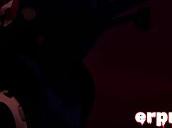 Vrchat with Arcee, Starscream, and a wild glory hole setup