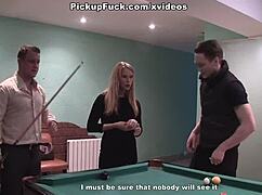 Sexy College Teacher Strips Naked for Cash!