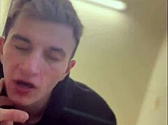 i saw a guy jerking off and joined to give him a blowjob with twink ass gay bdsm