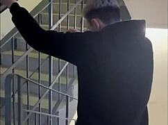 i saw a guy jerking off and joined to give him a blowjob with twink ass gay bdsm