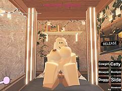 Cute girl rides monster black cock doggystyle