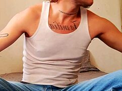 El chacal shares his thoughts while making love to his boyfriend in gay amateur video