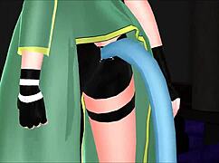 sinon from sword art online mmd