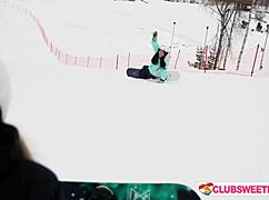 from snowboarding to fucking alice flore