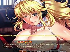 Maid With Huge Tits Gets Intensely Fucked in Anime Hentai Game Honey Scene 2 English