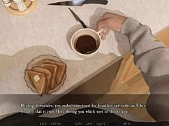 beautiful blonde babe craving to fuck in nude anime game