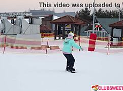 from snowboarding to fucking alice flore