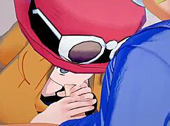 Clemont Finds Serena as Bride in Pokemon 3D Hentai