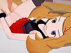 Clemont Finds Serena as Bride in Pokemon 3D Hentai