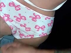 Bonequinha shows off new panties with sexy toy play.