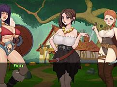 Otakus rage porn game part1, wake up to those big tits!