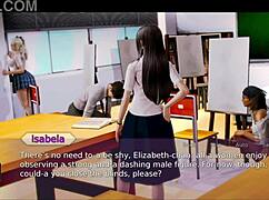 Academy 125 hentai game adventure unfolds in anime style