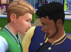 Owen Watches Jake Get Pounded by Professor in Sims 4