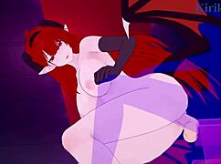 Hindenburg and Baltimore clash in intense Azur Lane hentai sex