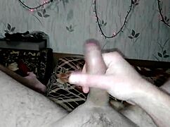 Detailed Handjob on Huge Cock Leading to Close-Up Cumshot Orgasm