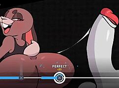 this beat banger boss gameplay features furry group banging in anime style 😈