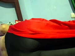 Beautiful girlfriend's curves in a loving embrace