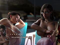 Apocalust 11 game featuring anime characters