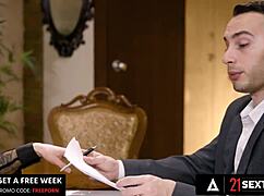 Gorgeous Stacy Bloom's Pretty Ass Nailed by Naughty Lawyer