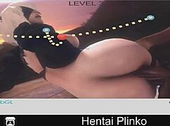 Hentai Plinko Game With Sexy Cartoon Anime Action!