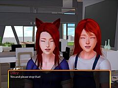 i got a new family in this cartoon episode with redhead teens and amateurs.