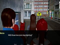 In My New Family Episode 113, The Teen And Milf Get Kinky With Small Tits