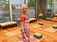 Bonde Gets Nailed Hard in Public Gym 3D Animation Sims 4