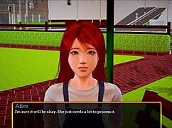 i got a new family in this cartoon episode with redhead teens and amateurs.