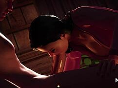 Treasureofnadia - Hand Squeezes Cock Tight as She Takes It Deep in Throat E1 53.