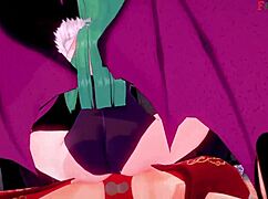 Are you ready for this fucking 3D cartoon anime fantasy hentai with Morrigan?