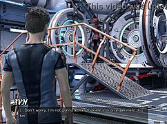 stranded asian milf scientist shows off her space project outfit