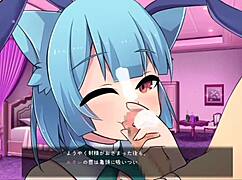 playing the anime hentai game with lucré