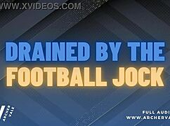 Football jock tricked into age gap puppy play humiliation in garage