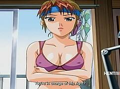 weak boy overwhelmed by milf pussy in wild hentai action! 😲